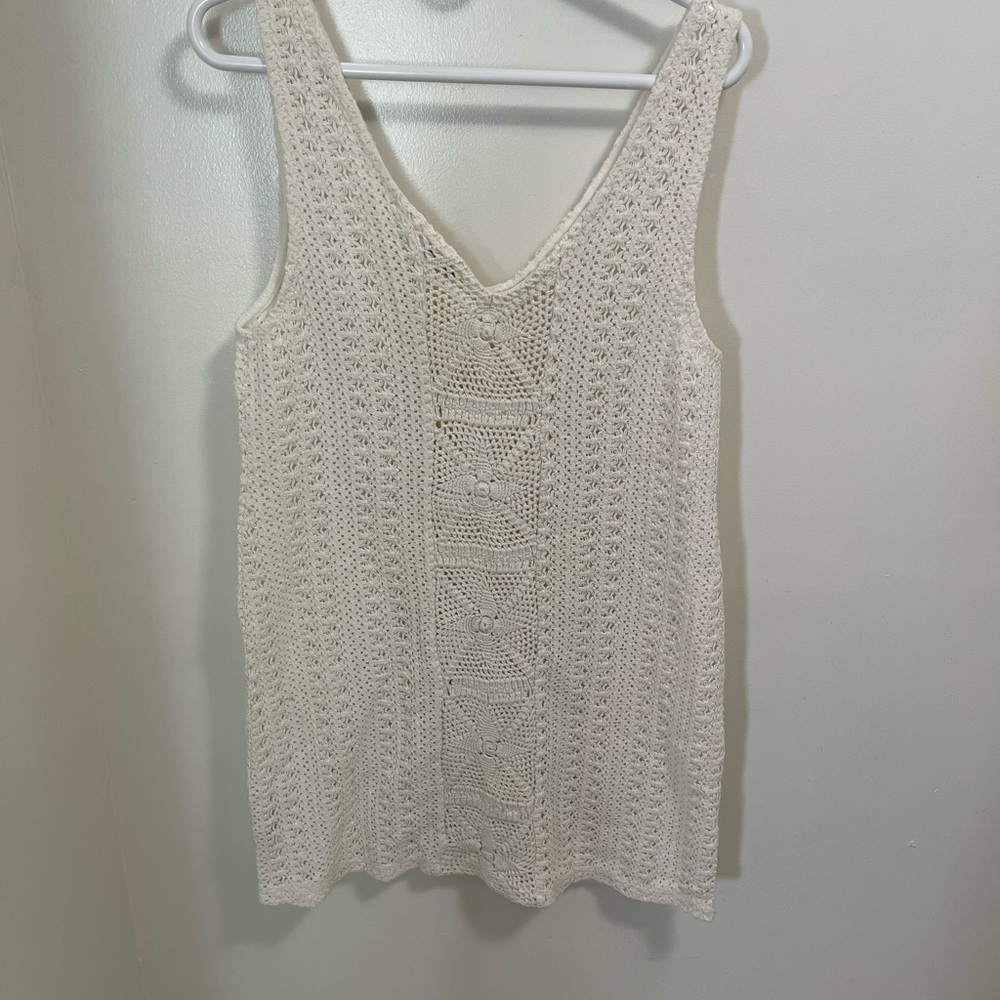 Zara White Knit Dress - Picture 5 of 6